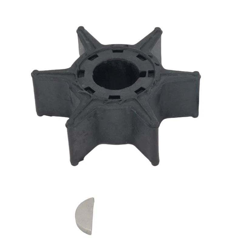 Water Pump Impeller with Key for Yamaha 2 Stroke 20-25 HP Outboard (6L2-44352-00)