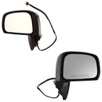 Set of 2 Mirrors for Nissan Versa (Sedan)