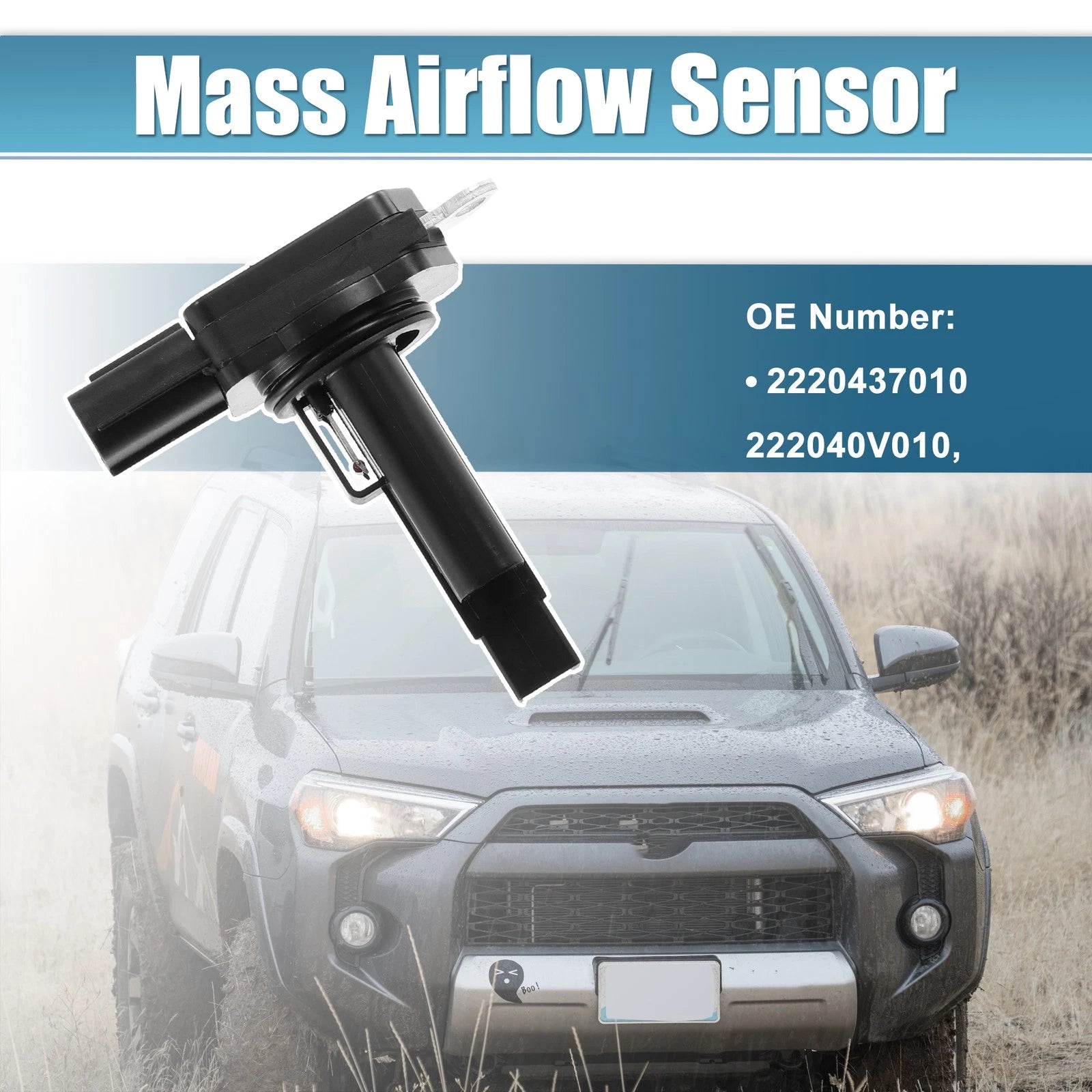Mass Airflow Sensor for Toyota 4Runner (2010–2022) 22204-37010, 5 Pins