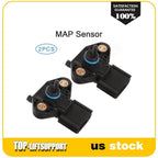 2X Fuel Rail Pressure Regulator Sensor for Ford Focus, Fusion, Mercury