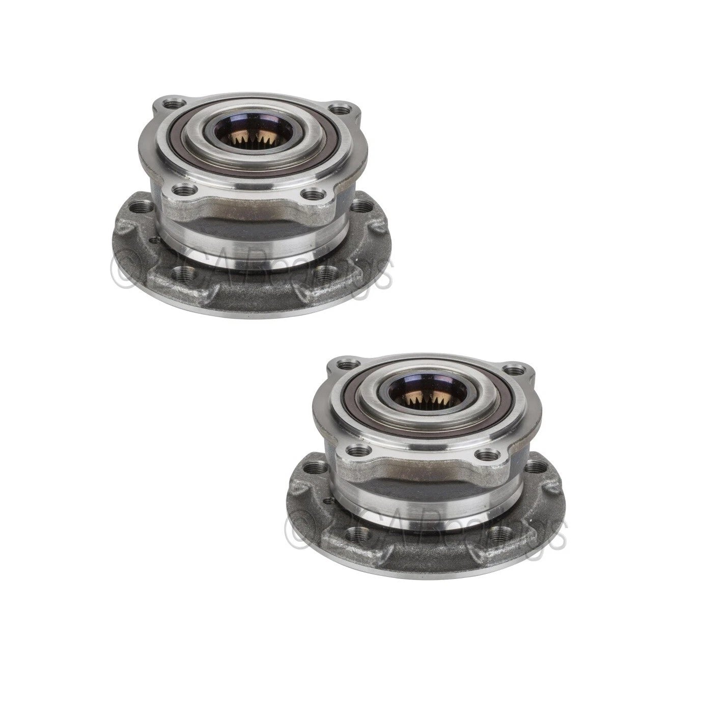 Set of 2 Front Wheel Bearing Hub Assemblies for BMW E70 F15 E71 F16