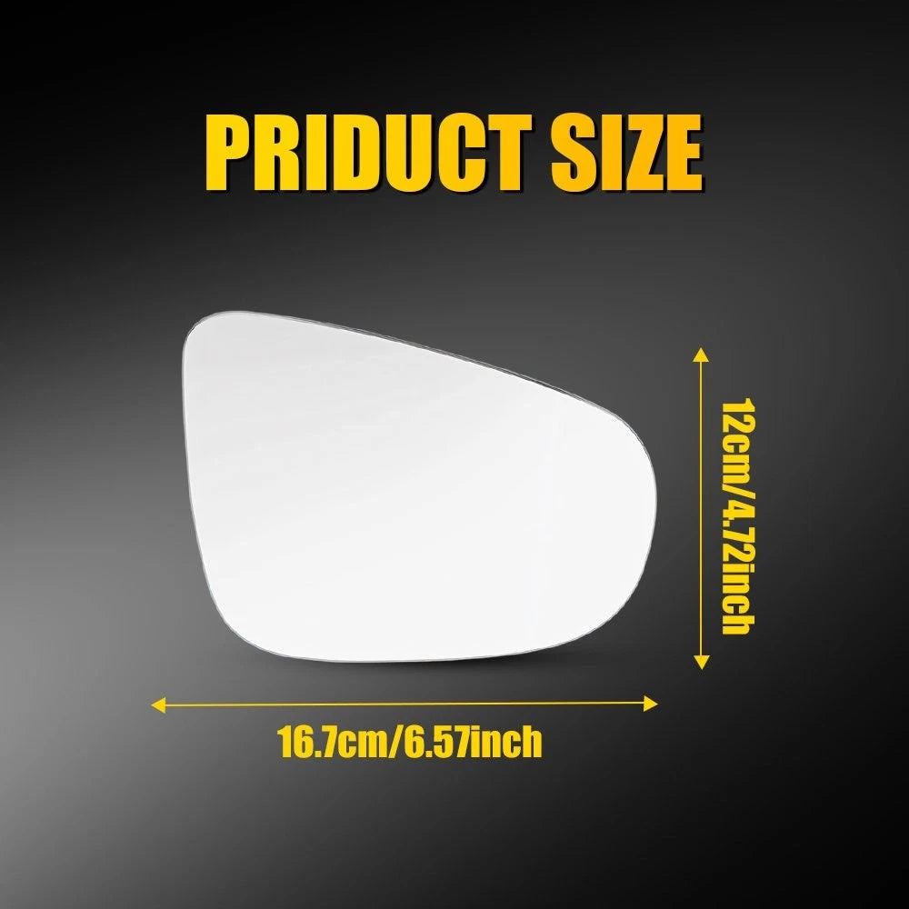Heated Mirror Glass for Volkswagen Golf TDI (2010–2014) Right Passenger 1-5X