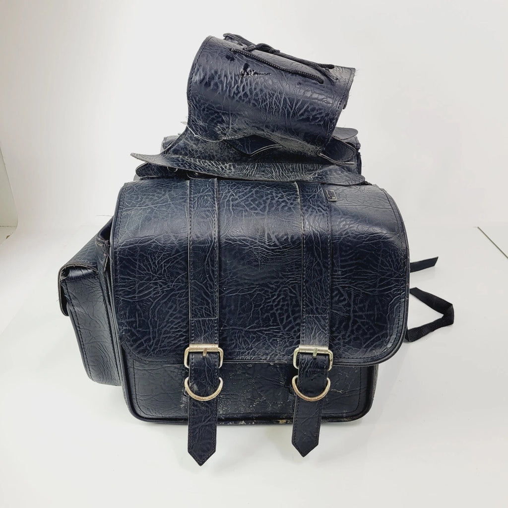 Custom Bilt Compact Saddlebags for Motorcycles (Universal Fitment)
