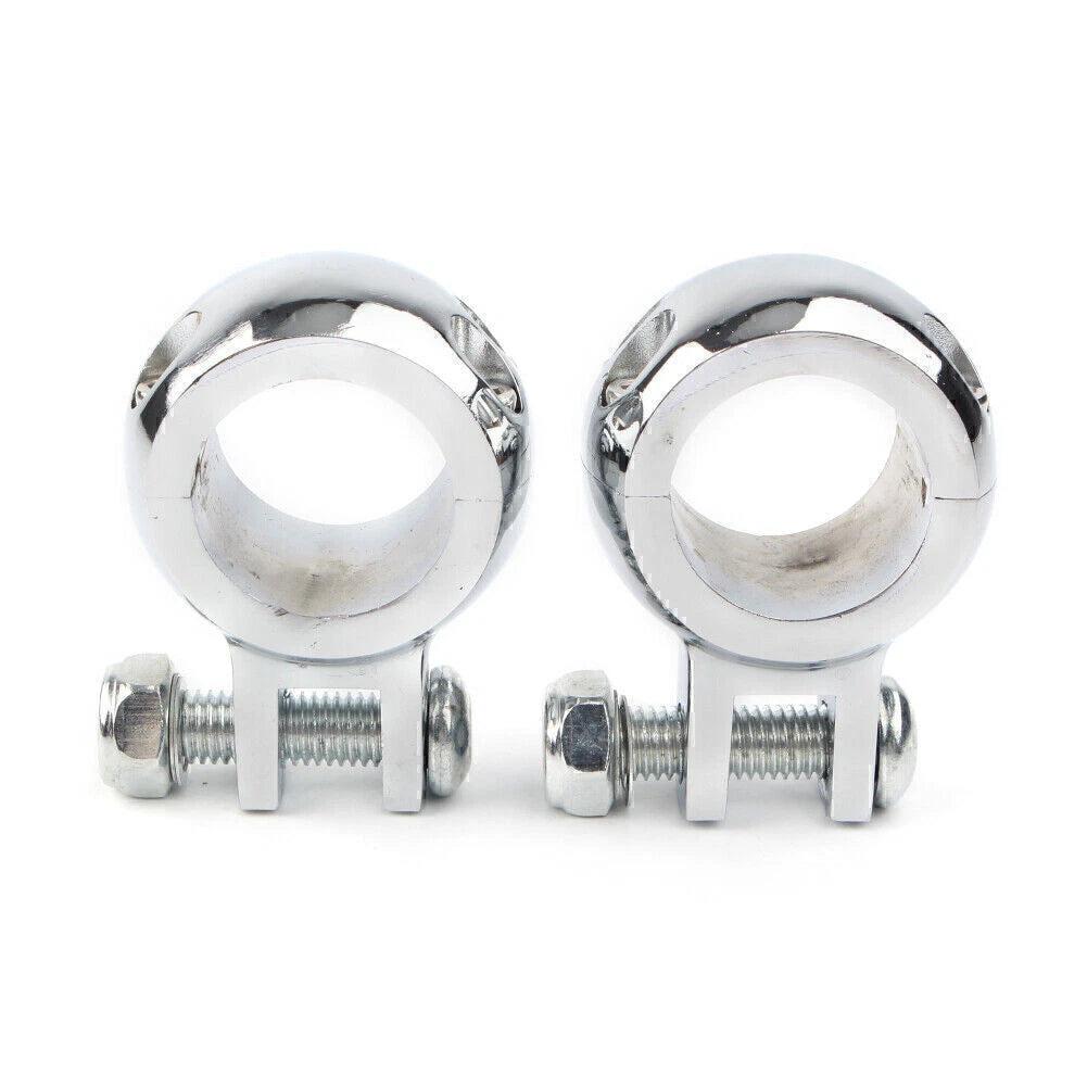 Engine Crash Bar Foot Peg Mount Clamp Bracket 1-1/4" for Harley