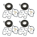 4X Carburetor Repair Kit Plunger Diaphragm for Honda CBR600 F4 (1999–2000)