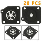 20pcs Carburetor Metering Diaphragm Repair for Zama C1U A015010