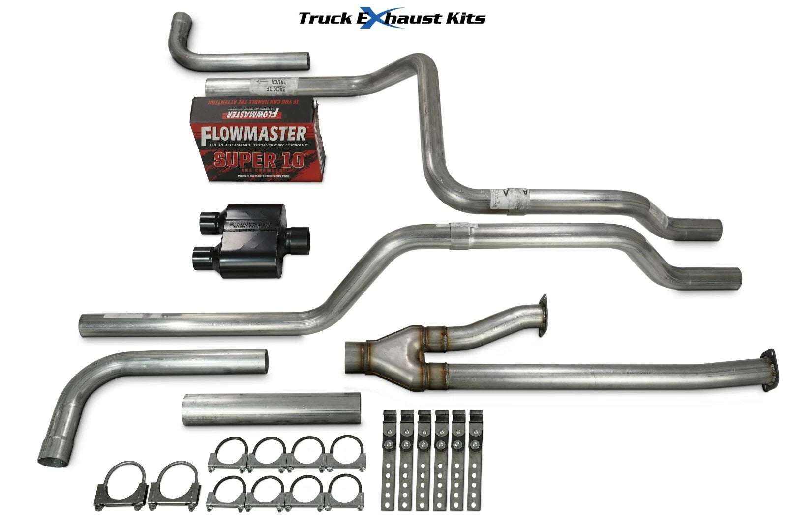 2.5" Dual Exhaust Kit for Toyota Tundra (2014–2021) Super 10 Side Exit