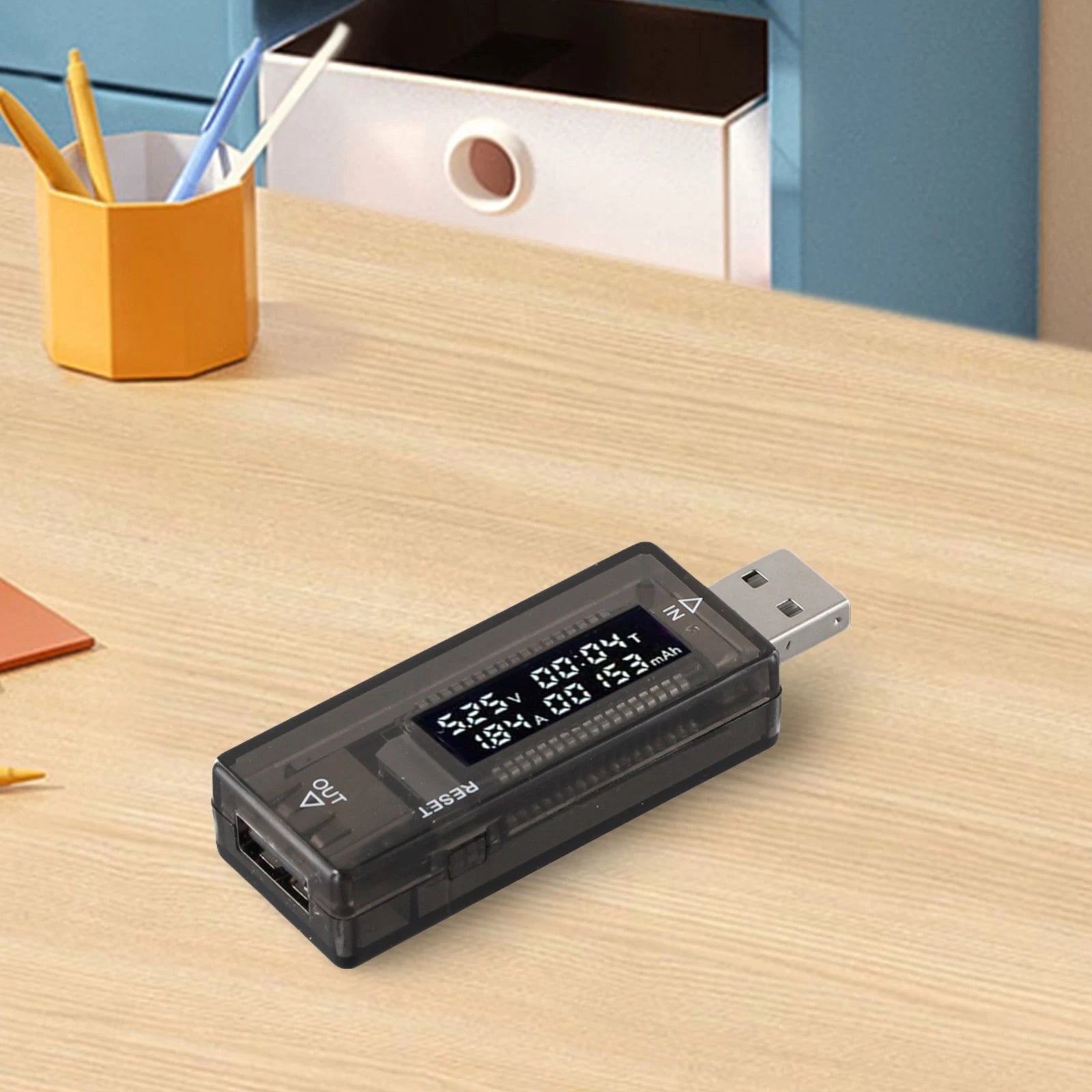USB Current Meter with LCD Display for Universal Use
