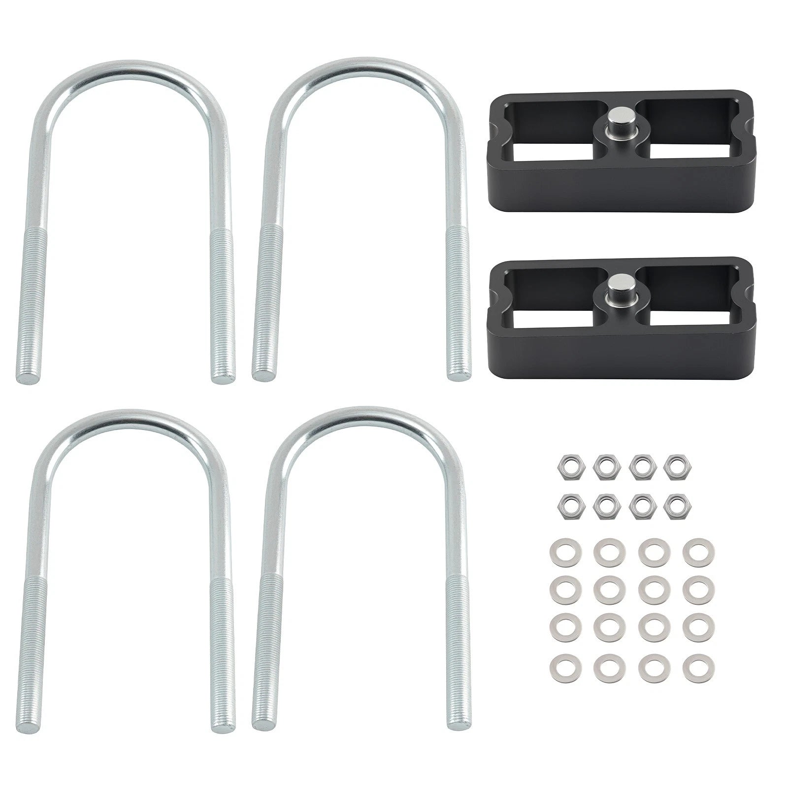1" Rear Lowering Block for Chevrolet S10 GMC Sonoma (1983–2003) Hardware Kit