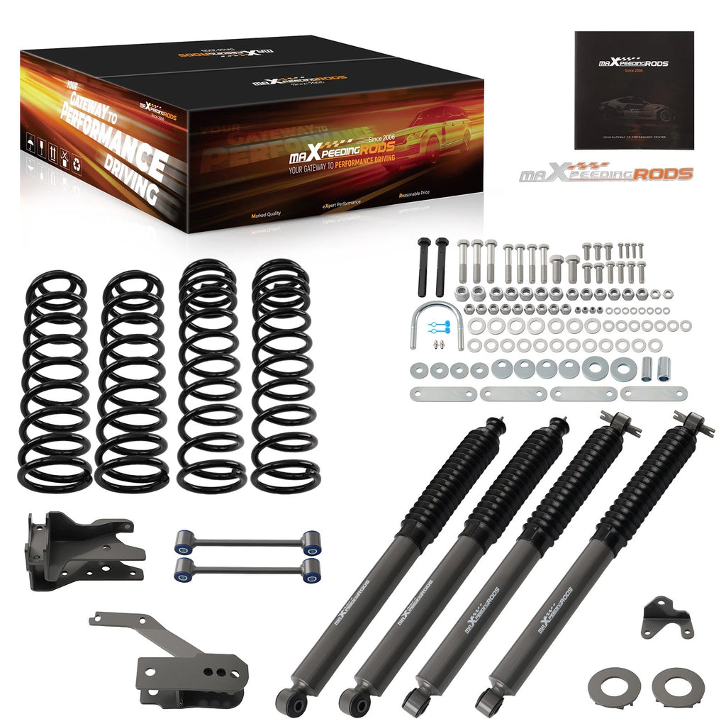 4" Lift Kit for Jeep Wrangler Unlimited 4-Door (2007–2017)