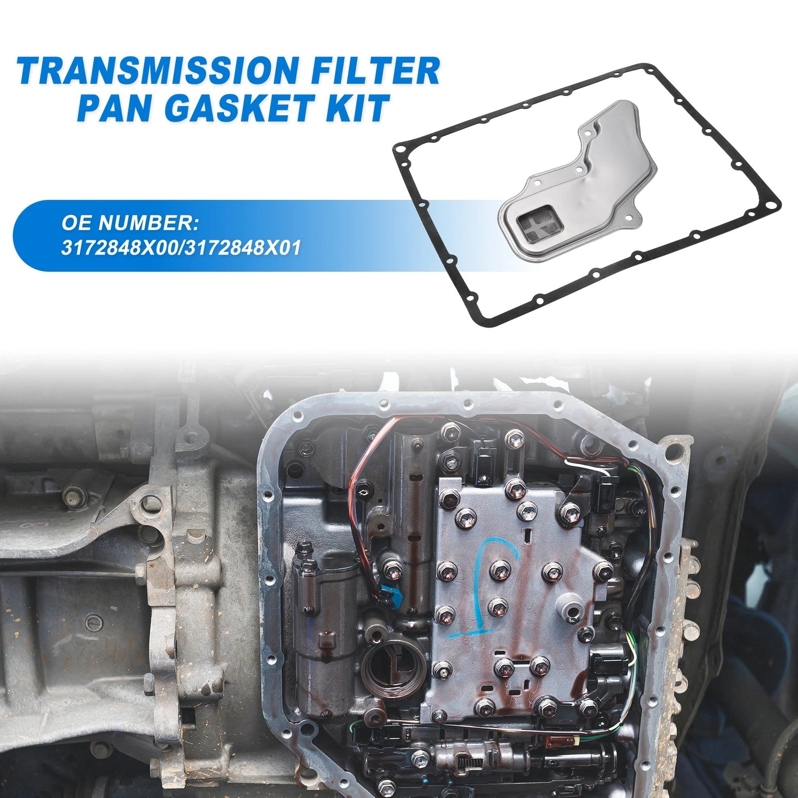 Auto Transmission Filter Oil Pan Gasket Kit for Nissan RE4R01A (No. 3172848X00)