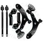 Set of 6 Front Lower Control Arms with Ball Joints for Mazda 3 (2010–2013)