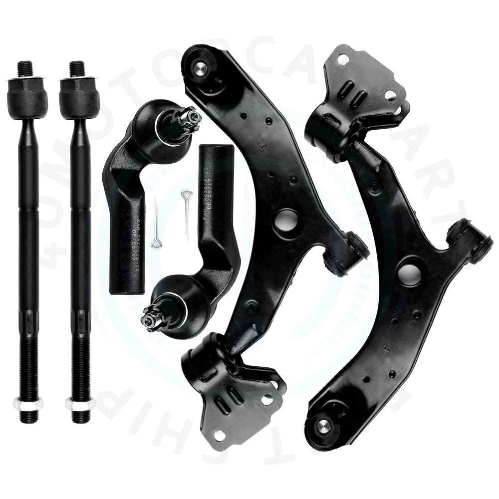 Set of 6 Front Lower Control Arms with Ball Joints for Mazda 3 (2010–2013)