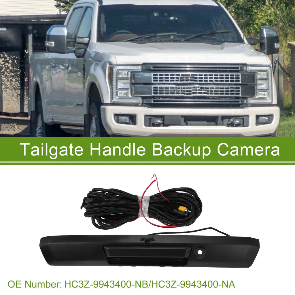 Tailgate Handle with Backup Camera No.HC3Z-9943400-NB for Ford F-250 (2017–2022)