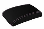 Console Lid Armrest Cover for Subaru Impreza (2000–2007) Carbon Fiber Pink Stitch
