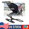 Universal Motorcycle License Plate Bracket with Tail Light Holder