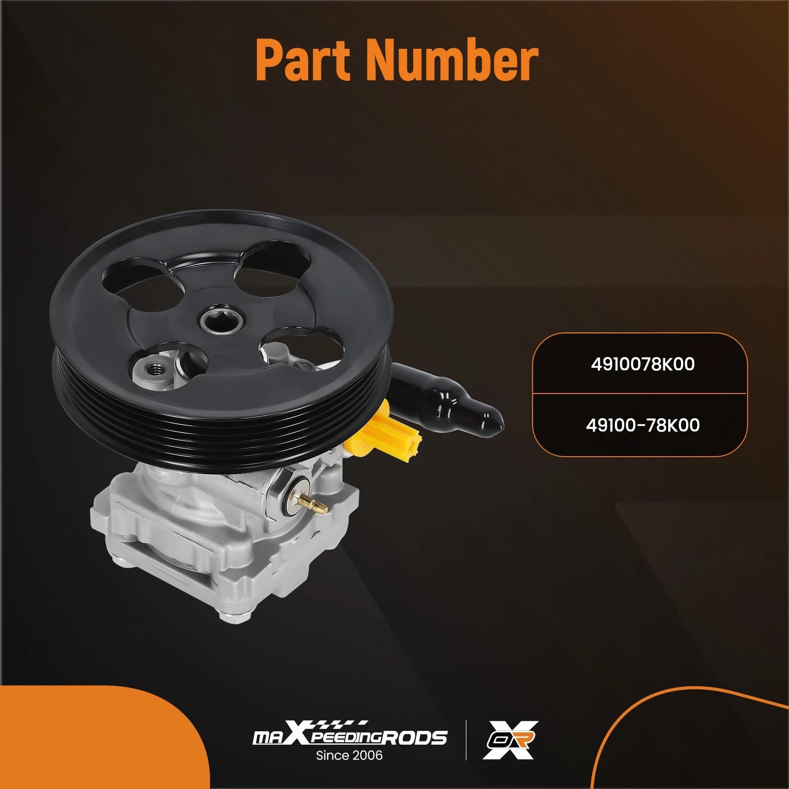 Power Steering Pump with Pulley for Suzuki Grand Vitara (2012)
