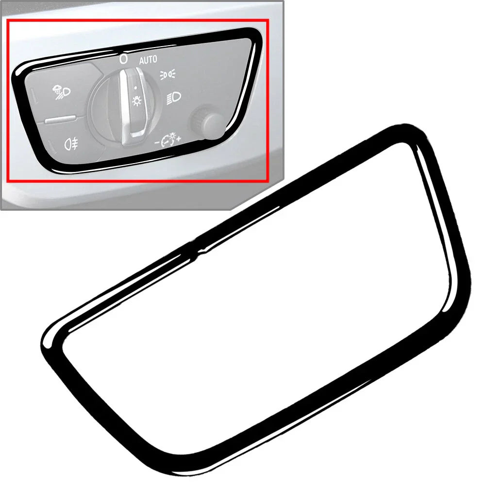 Headlight Switch Button Panel Cover Trim for Audi A4 A5 S4 RS4 Q5 Q7 SQ5 (2017-2023)