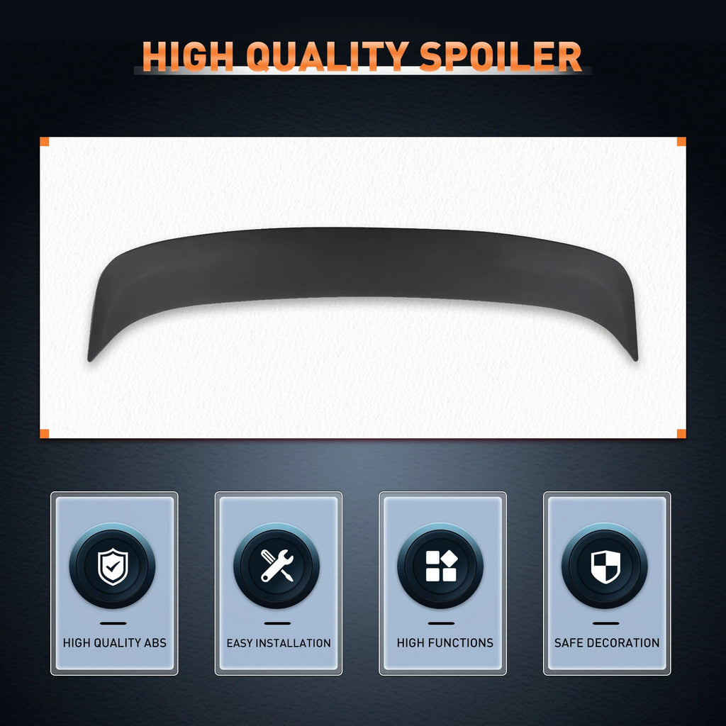 Matte Black Wing Spoiler with LED Brake for Nissan Altima Sedan (2007–2012)