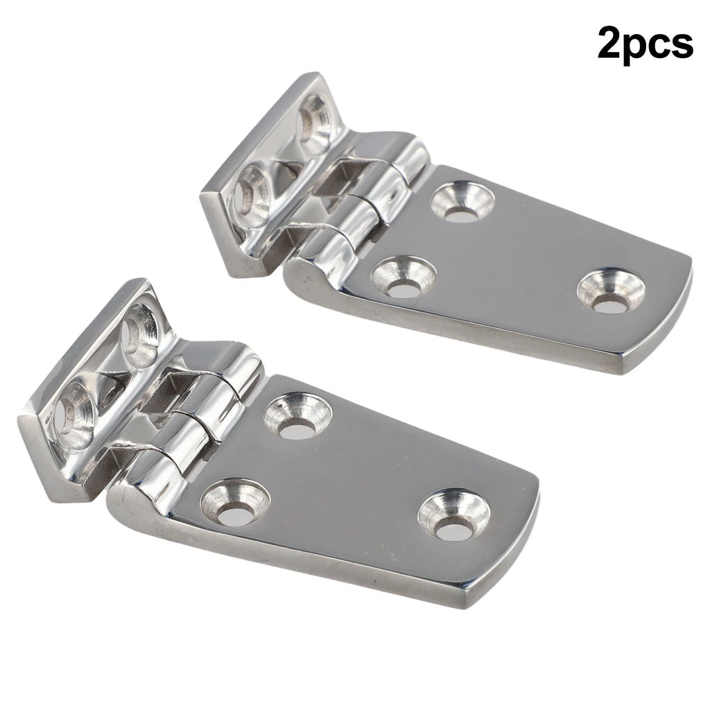 2X Recessed Stainless Steel Hinges for Marine Applications