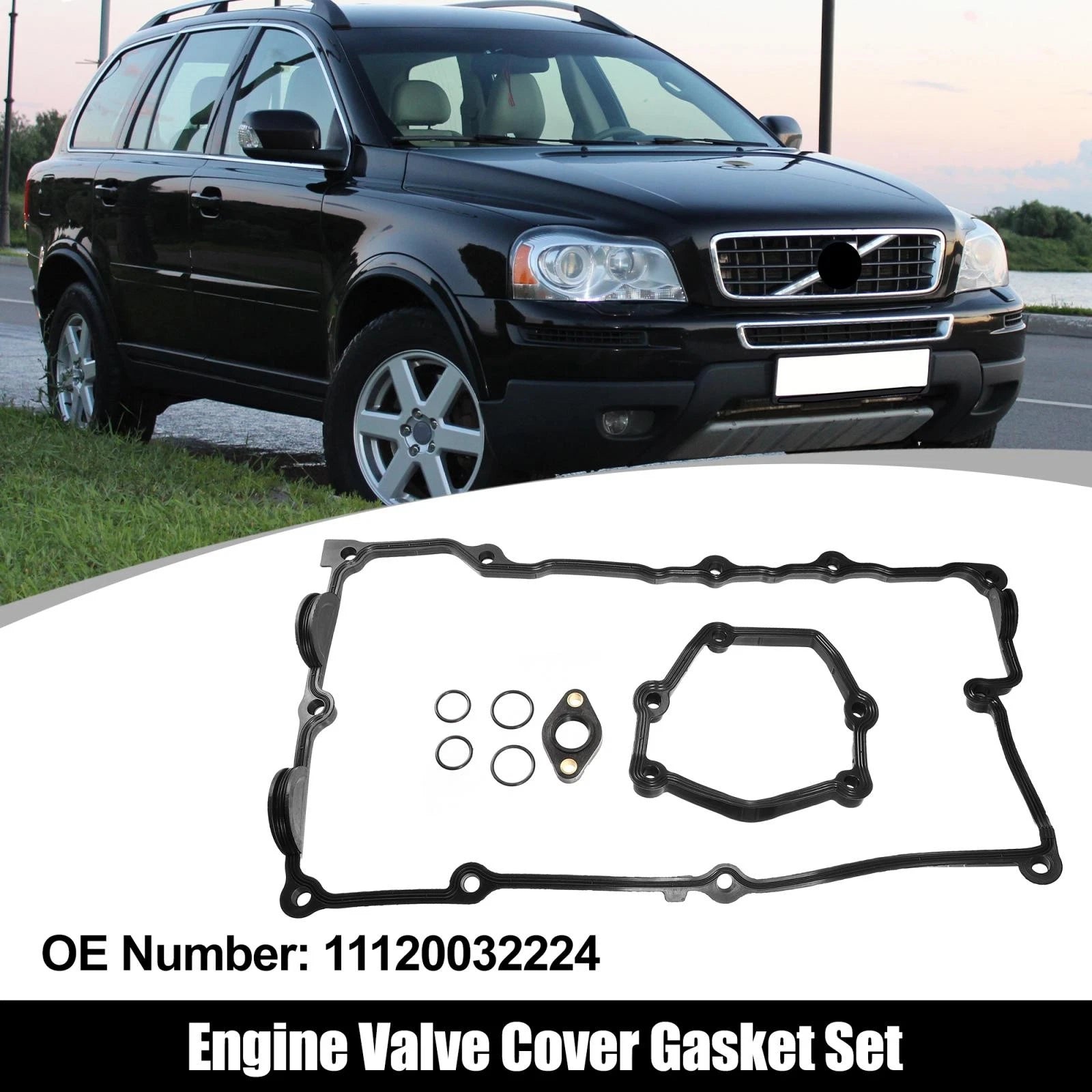 Engine Valve Cover Gasket Set 11120032224 for BMW 1.8L 2.0L (2000–2006)