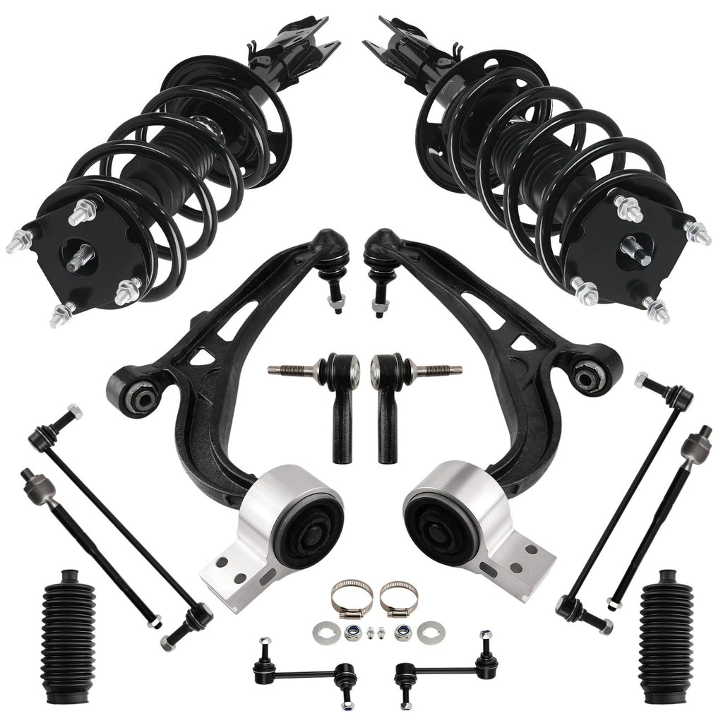 14PC Suspension Front Strut & Lower Control Arms for Ford Explorer (2011–2013)