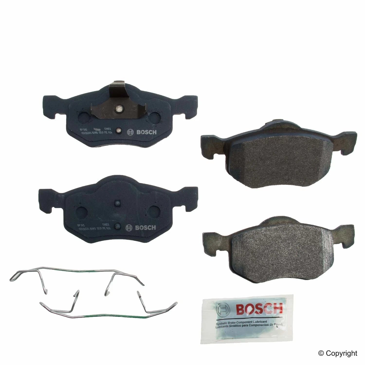 Bosch Front QuietCast Brake Pads w/ Hardware BP843 for