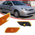 2X OE-Style Amber Lens Front Side Marker Lights for Ford Focus (2000–2004)