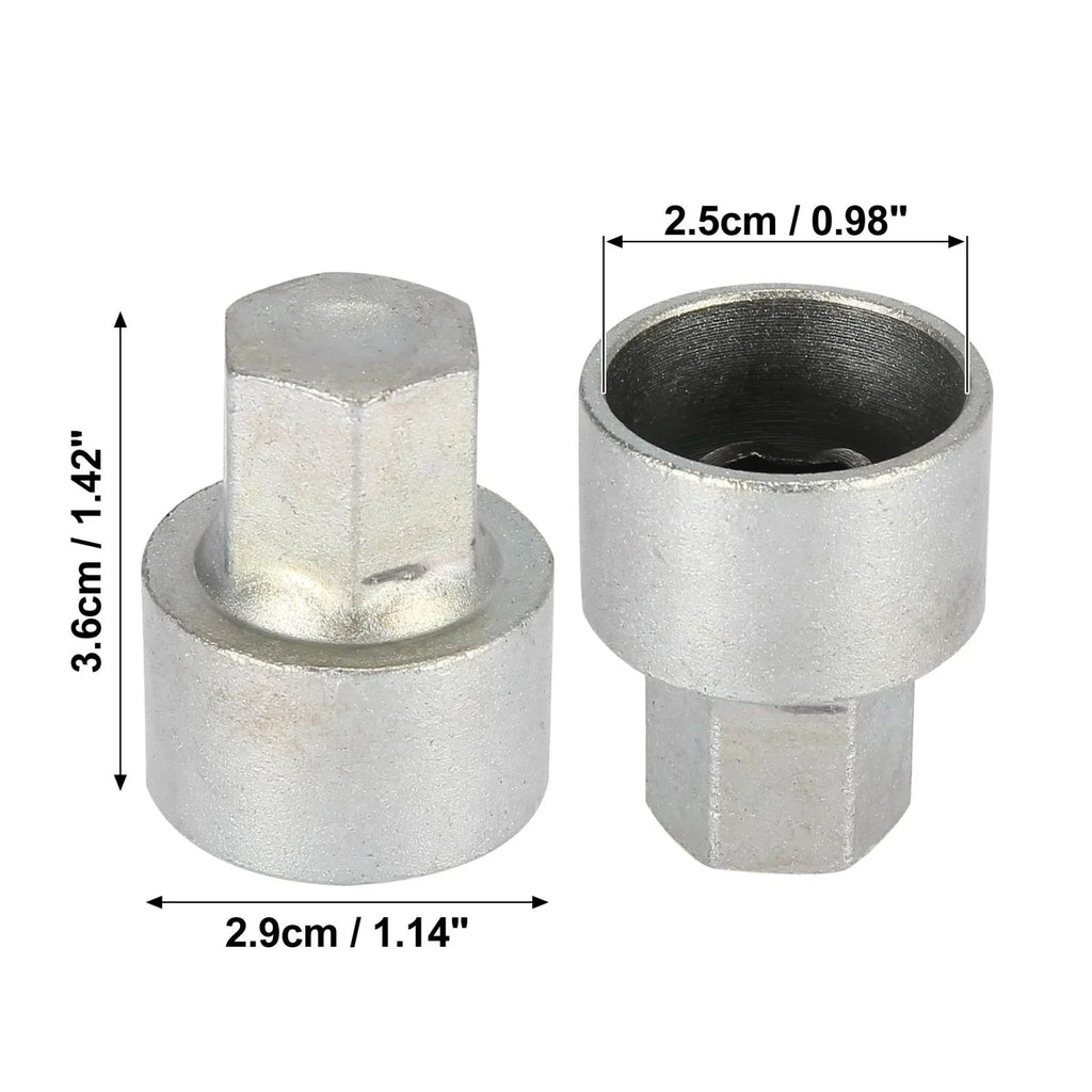 Wheel Lock Lug Nut Anti Theft Lug Nut Screw Removal Key for BMW 3/5/7 Series