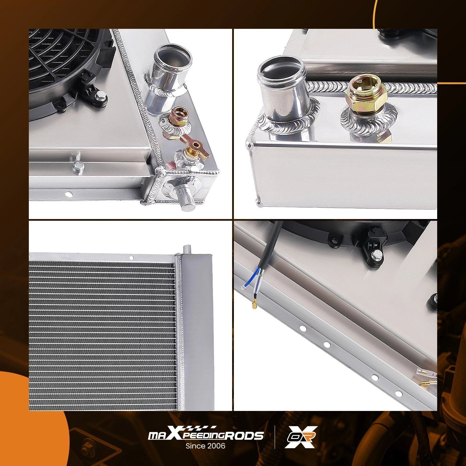 All Aluminum Radiator for Chevy S10/Blazer/GMC Jimmy (1996–2005)