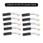 10pcs Carbon Brushes for Electric Motor Drill Angle Grinder