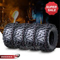 Set of 4 Wanda ATV Tires 27x10-12 6PR Bighorn Style (Compatible Models)