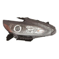 Smoked Passenger LED Headlight Assembly w/Daytime Running Lamps w/Smoked Bezel