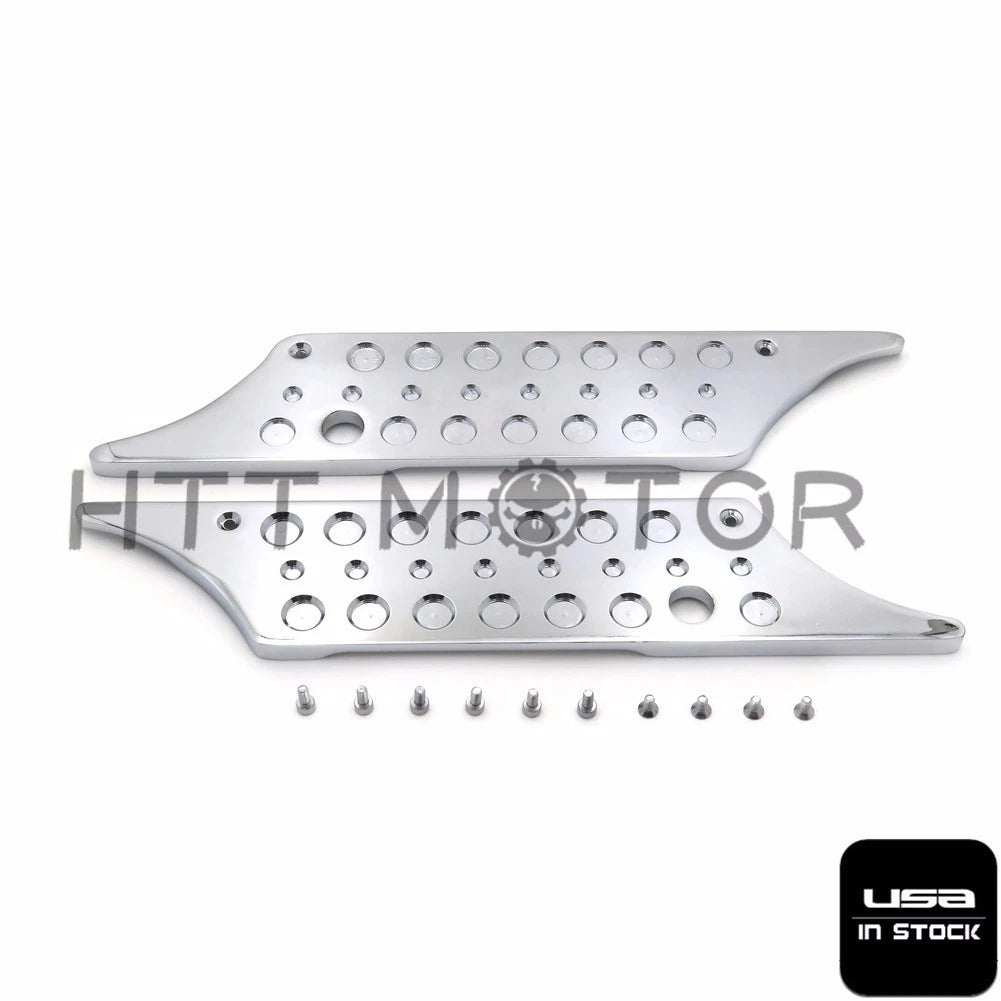 Chrome CNC Billet Hard Bag Latch Cover for Harley Touring (1993–2013)