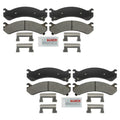 Set of 4 Bosch Severe Duty Semi-Met Disc Brake Pads for GMC Sierra 3500