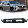 Front Bumper Cover for Nissan Rogue (2024) Black Plastic