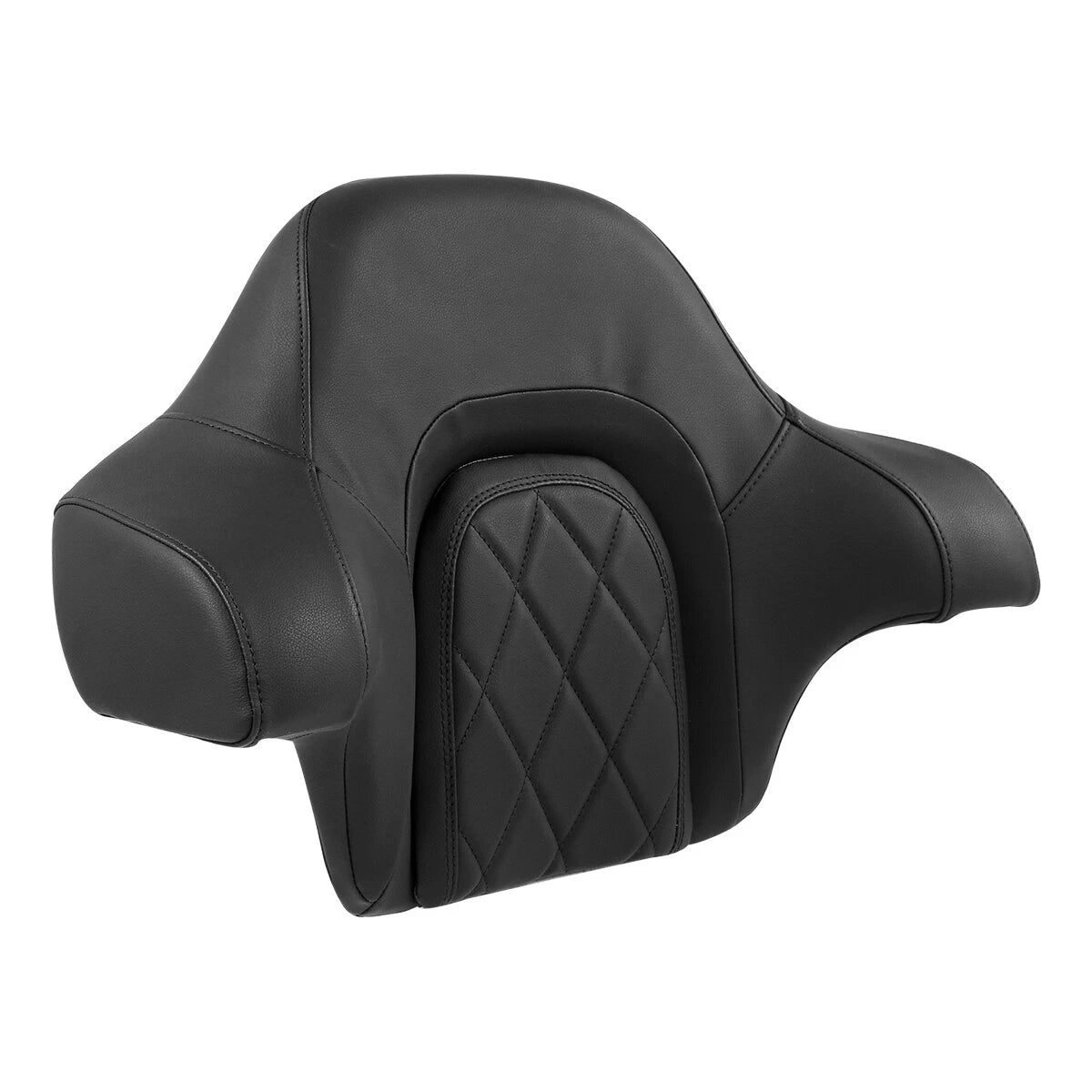 King Trunk Backrest Pad for Harley Road Street Glide (2014–2025) 24" Black