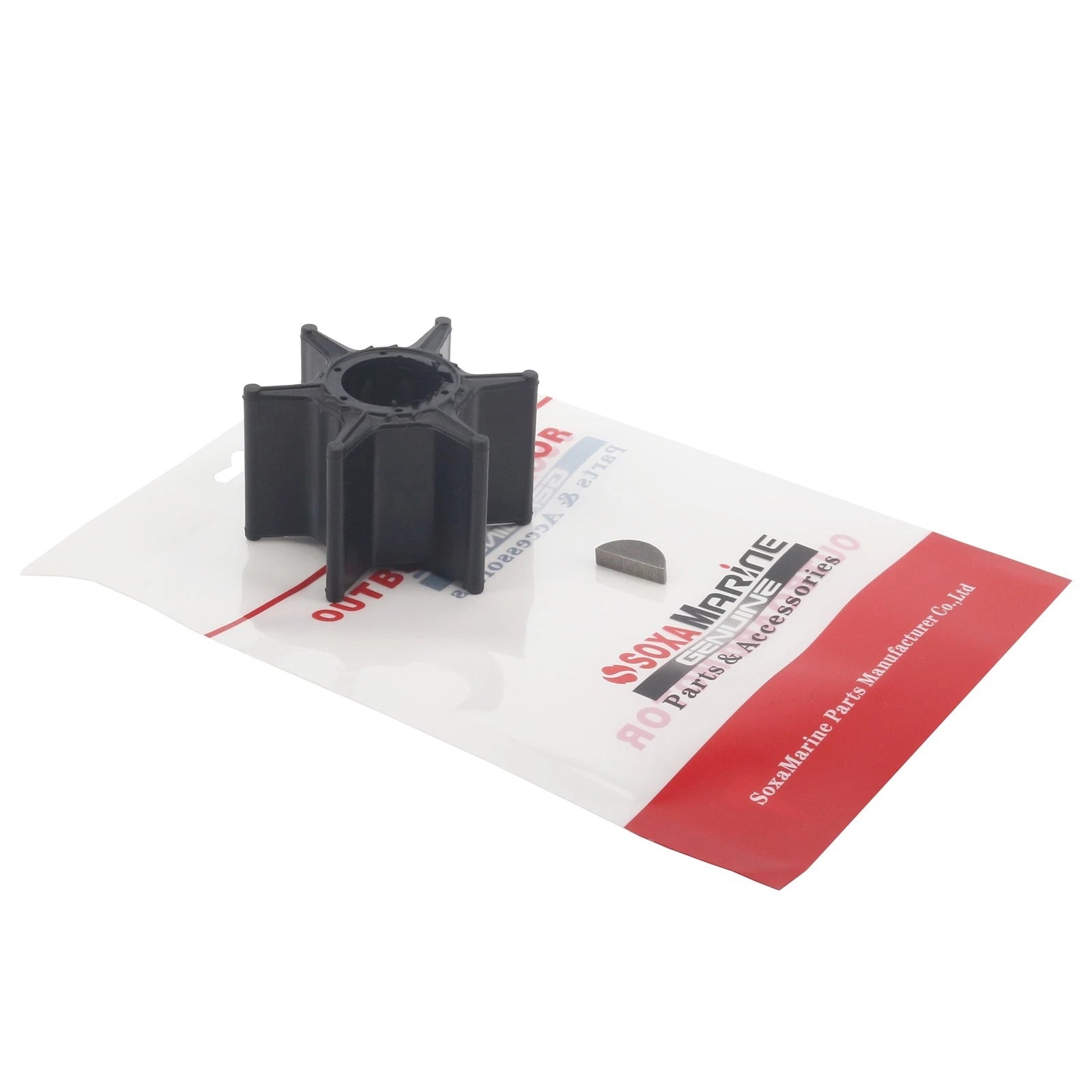 Water Pump Impeller with Key for Yamaha Marine 75-100 HP (67F-44352, 500364)