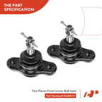 6x Front Ball Joints & Tie Rod End Kit for Hyundai Tucson (2005–2009)