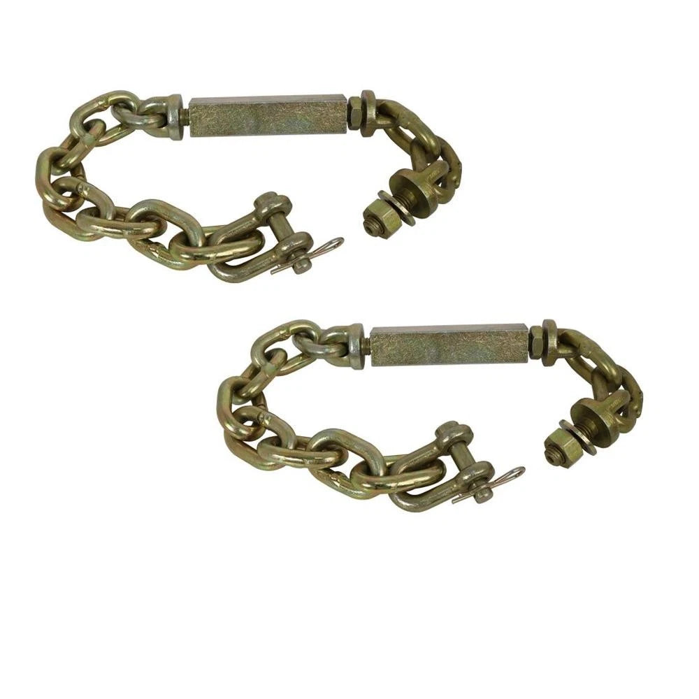 2X Three Point Hitch Chain Stabilizer Turnbuckle Sway