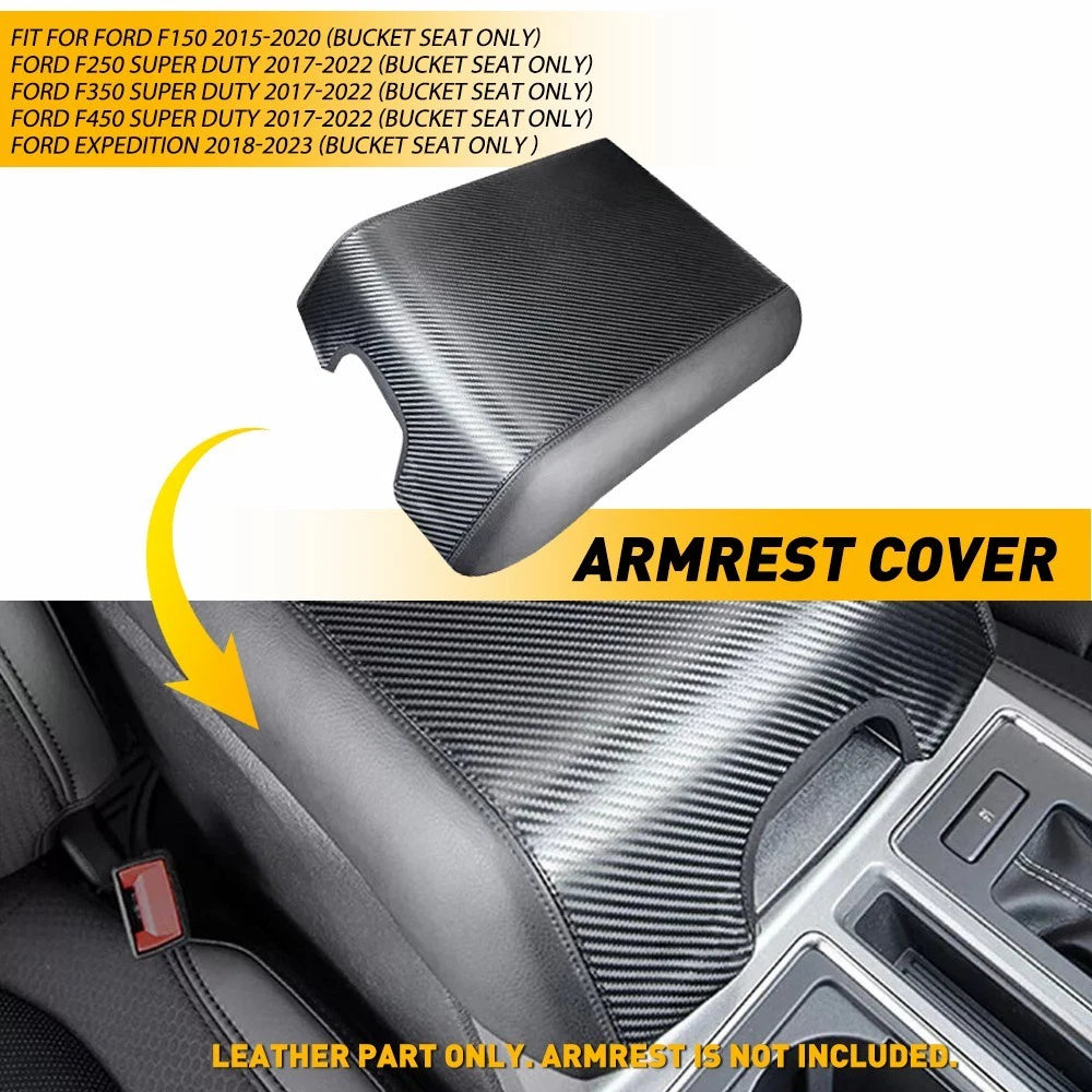Center Console Armrest Cover Pad for Ford F150 (2015–2020) EXV