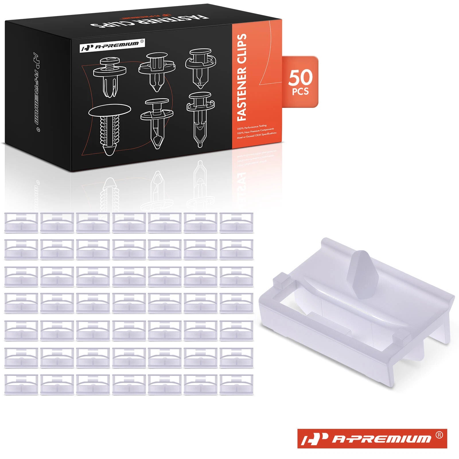 Set of 50 Door Sill Skirt Trim Clips for BMW E36 (1992–1999)