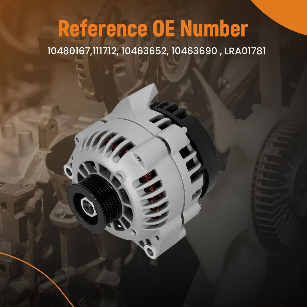 Alternator for Chevy GMC C3500HD 6.5L Diesel (1997–2000) 10463651 10480167
