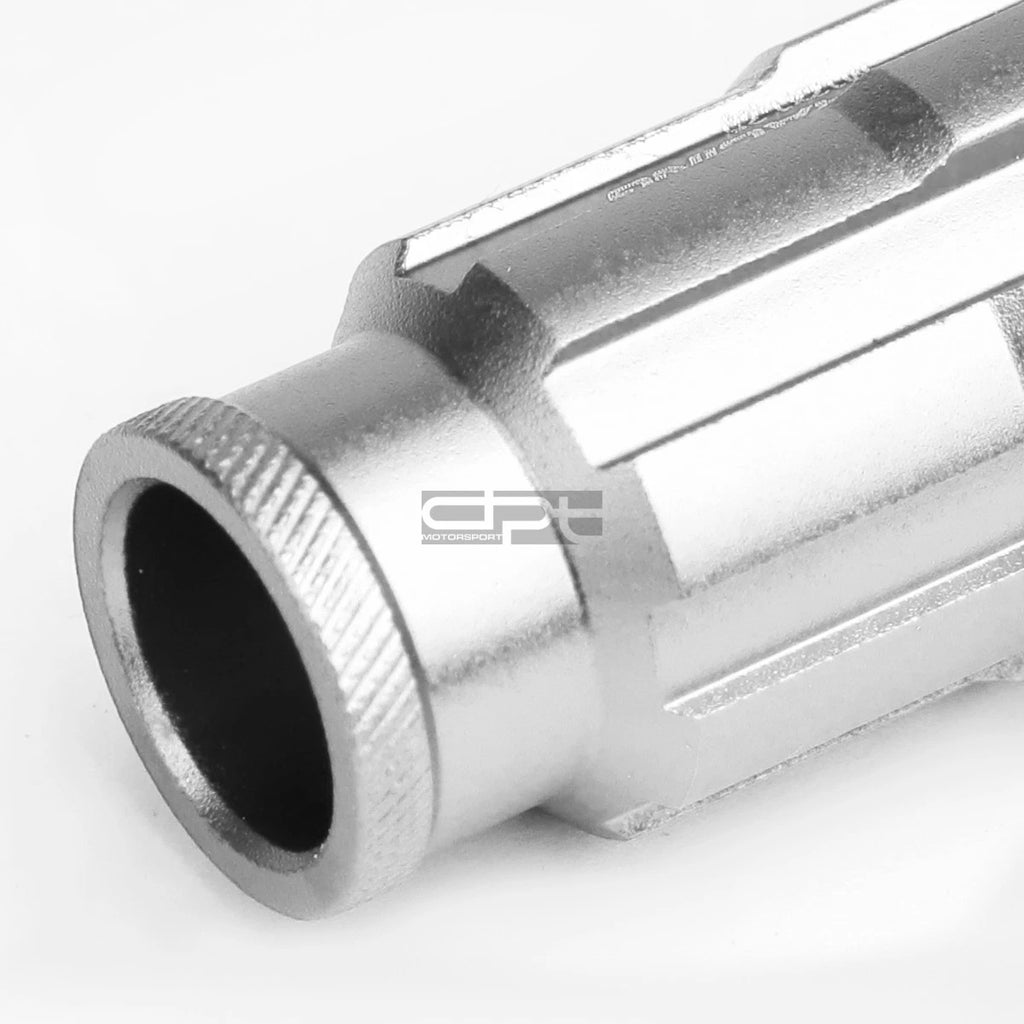20 PCS Open End M12x1.5 50mm Tall Aluminum Lug Nuts + Adapter
