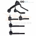 Set of 6 Tie Rods and Steering Arms for Mercury Marquis (1995–2002)