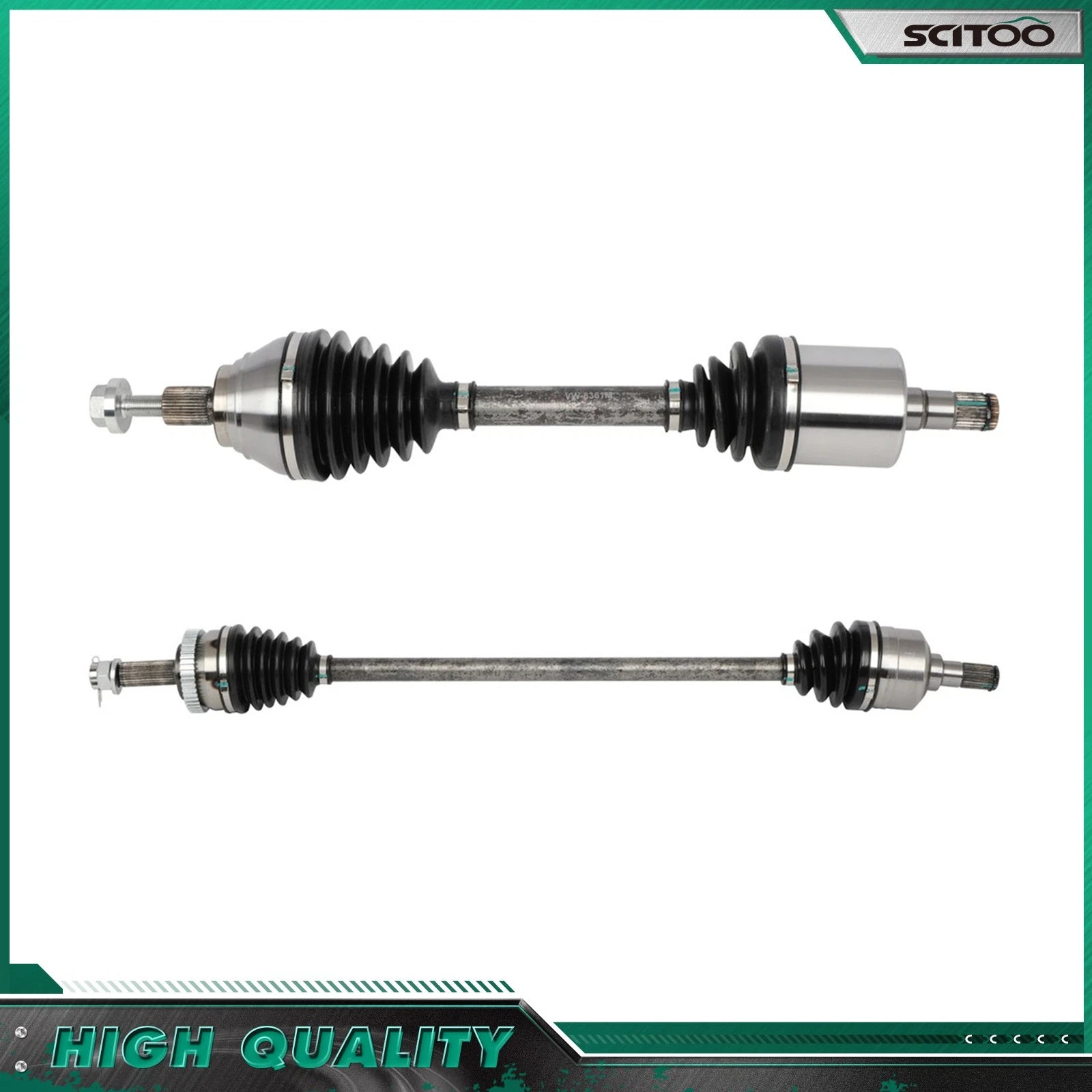 2X CV Axle Assembly for Hyundai Sonata (2006–2008) 2.4L Front Auto Trans