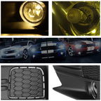 Fog Light Set for Subaru WRX (2018–2019) Amber Lens, Bezel, Wiring, Switch