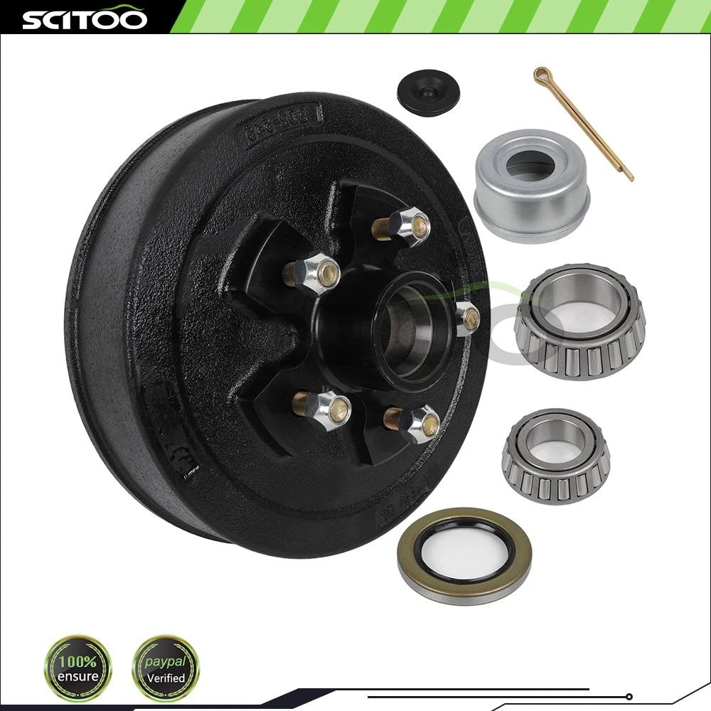 5 on 4.5" Boat Brake Drum Hub & L68149 L44649 Bearings