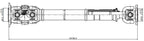Drive Shaft for Land Rover Discovery 2 II (1999–2004) TVB000110 Front 4WD