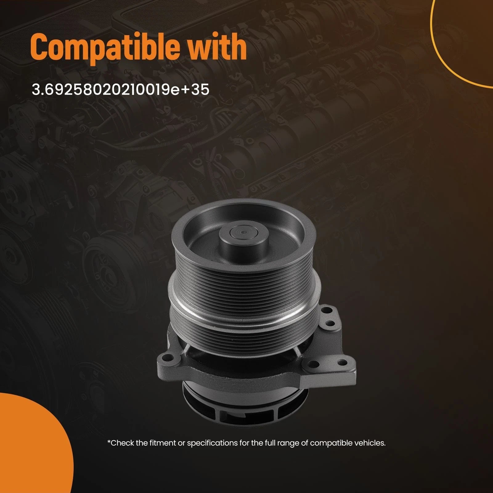 Water Pump for Cummins X15 CM2350 (2018–2024)